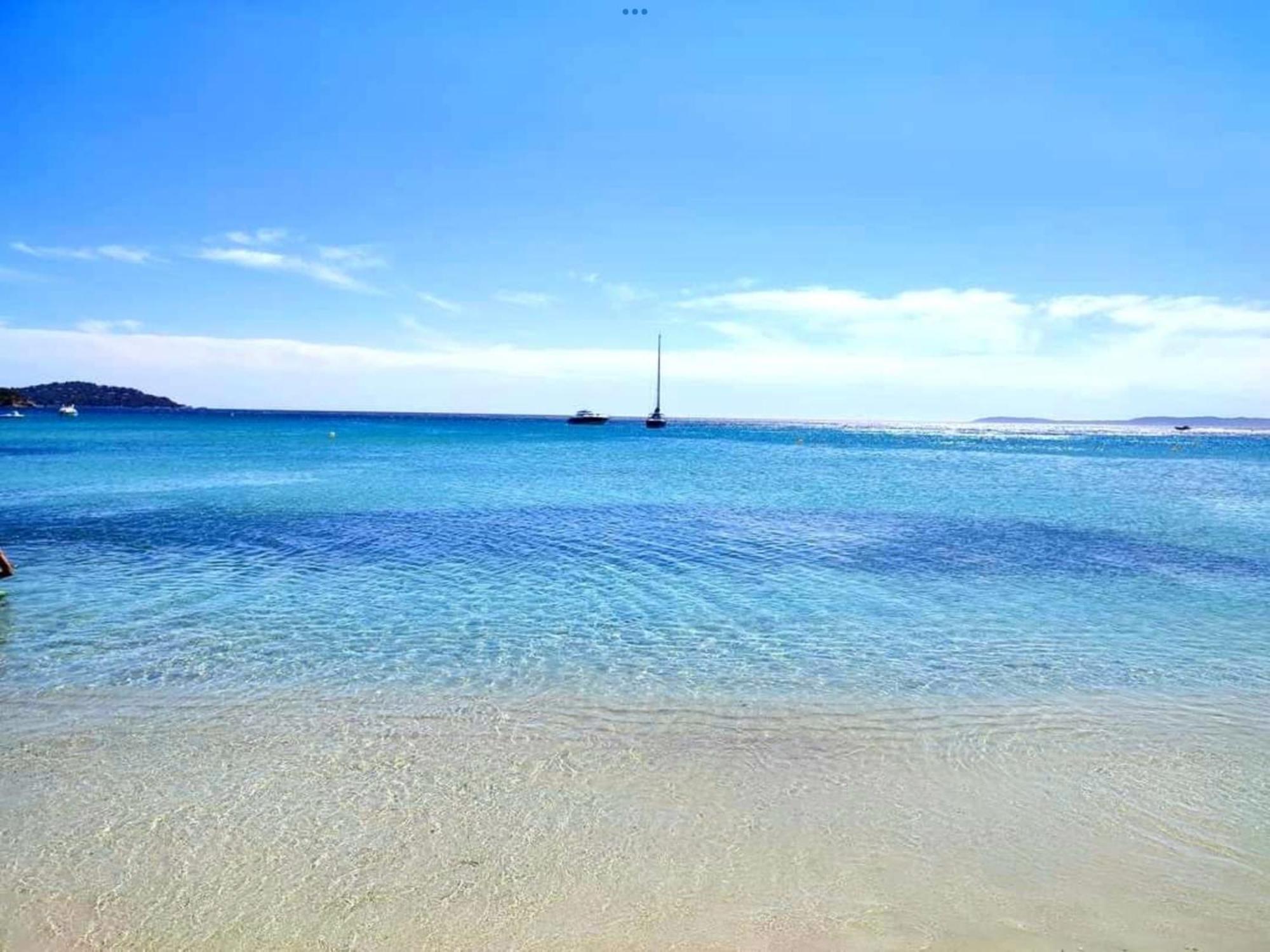 Appartement Pieds Dans L'Eau Vue Mer Bormes Les Mimosas Exterior foto